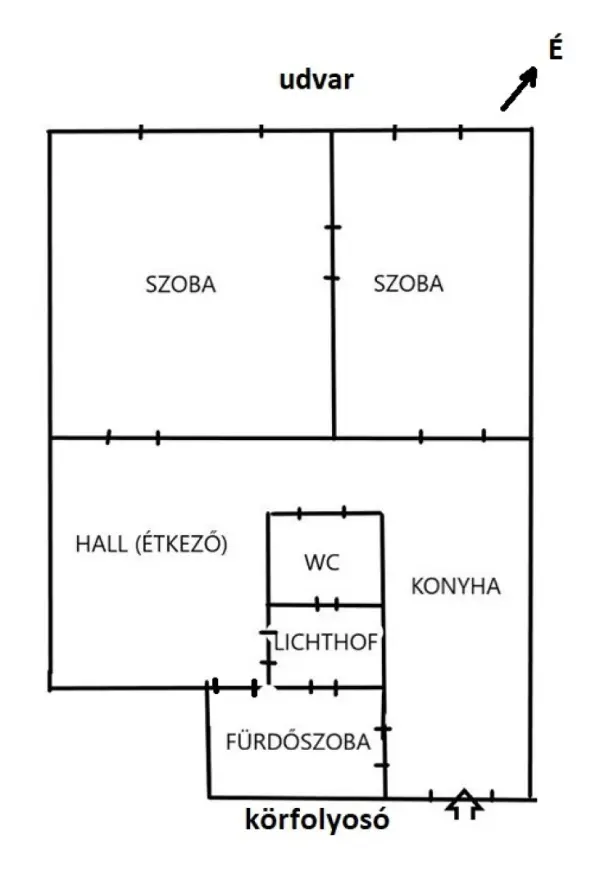 Kiadó családi ház, Budapest, III. kerület 2 szoba 50 m² 300 E Ft/hó