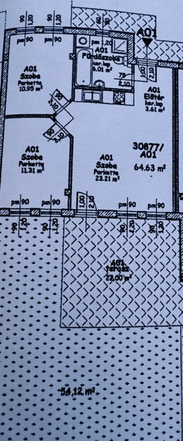 Kiadó téglalakás, Budapest, XIV. kerület 1+2 szoba 64 m² 220 E Ft/hó